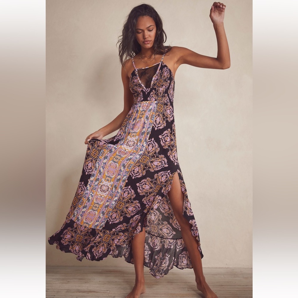 NWT Free People That Moment Maxi Slip Dress